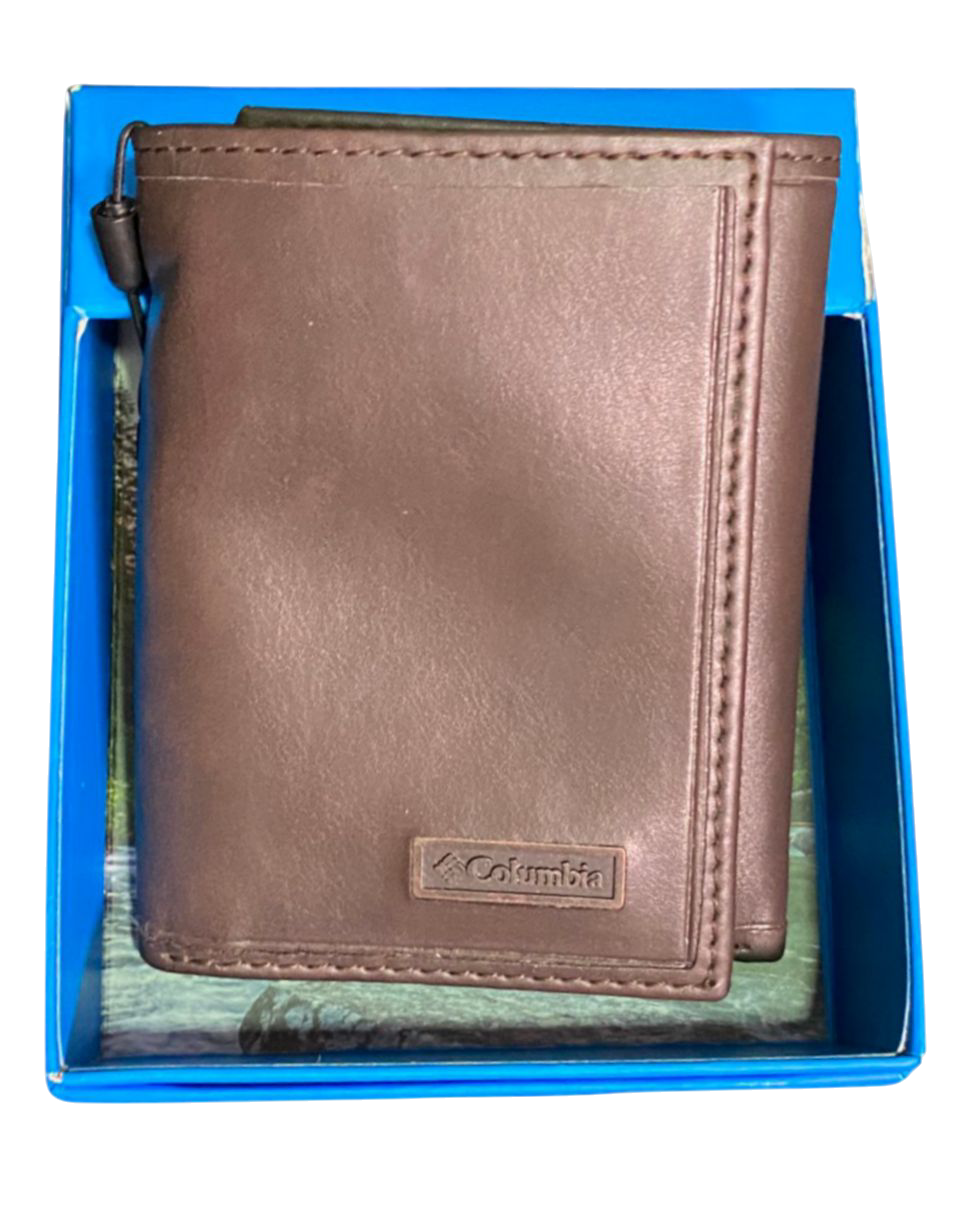 Billetera Columbia Classic Brown RFID
