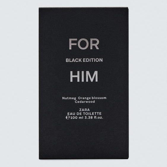 FOR HIM BLACK EDITION Eau de Toilette – 100 ml (3.38 FL.OZ)