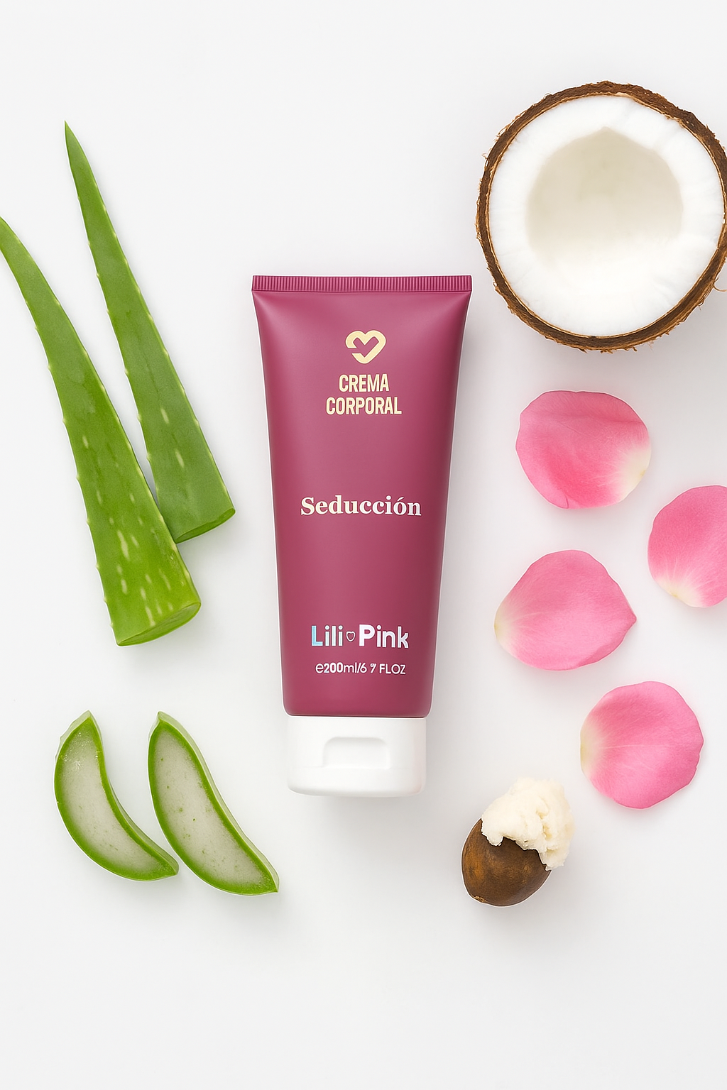 Crema corporal seducción Lili pink 200 ml