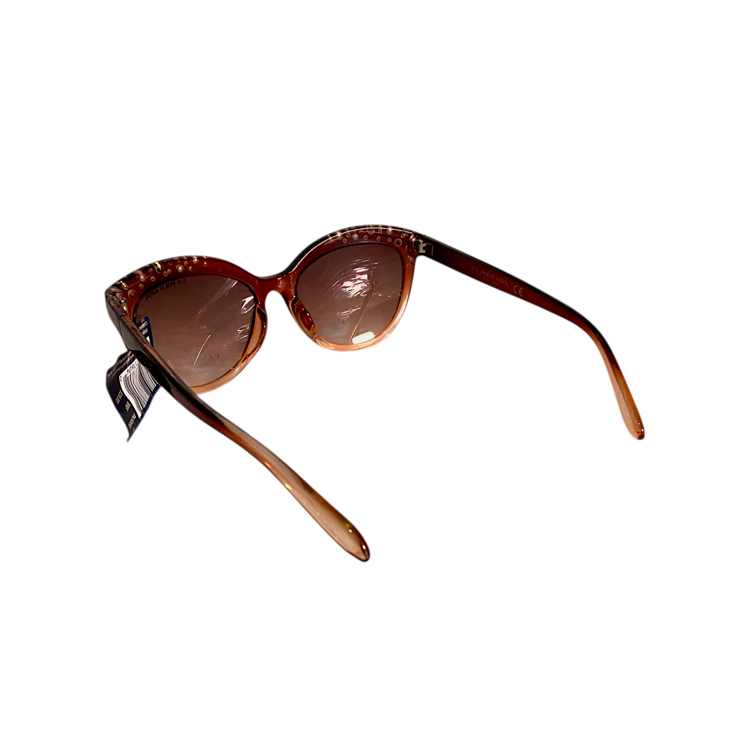 Gafas de Sol Polo Cat-Eye Marrón | Detalles Decorativos | Protección UV