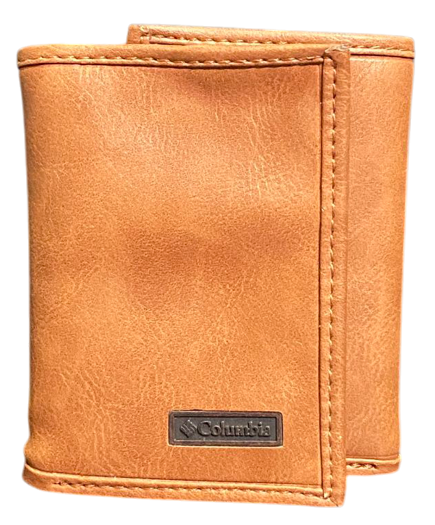 Billetera Columbia Classic Trifold RFID — Café Claro