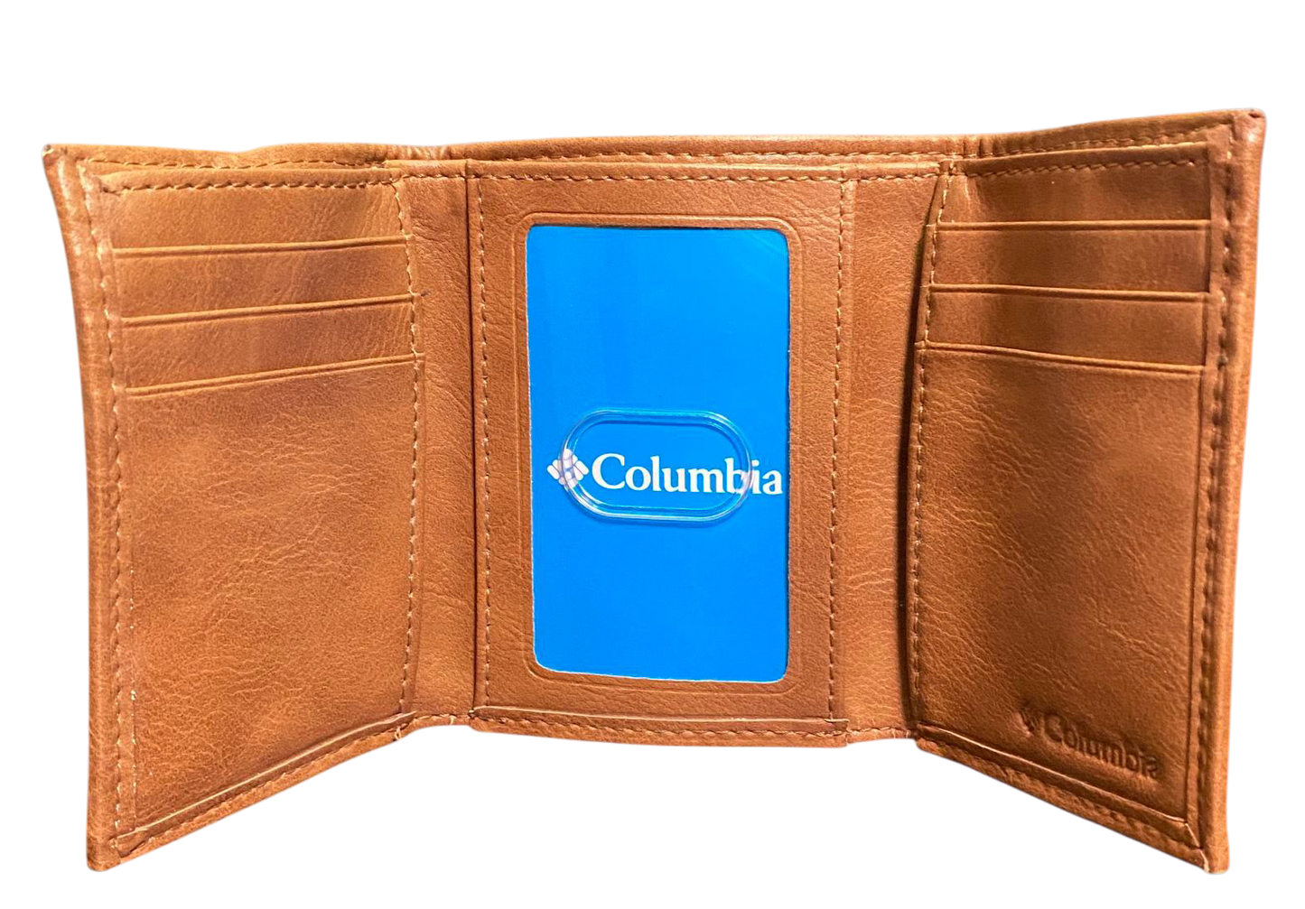Billetera Columbia Classic Trifold RFID — Café Claro