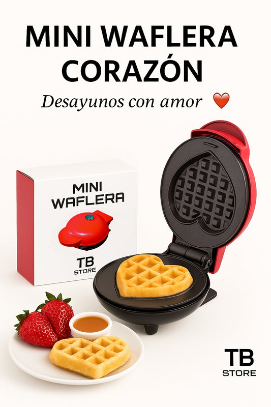 Mini Waflera Corazón | TB Store
