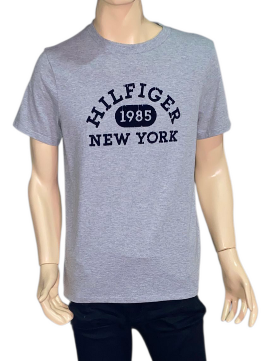 Camiseta Tommy Hilfiger Regular Fit Logo Colegial Talla S - Estilo Varsity