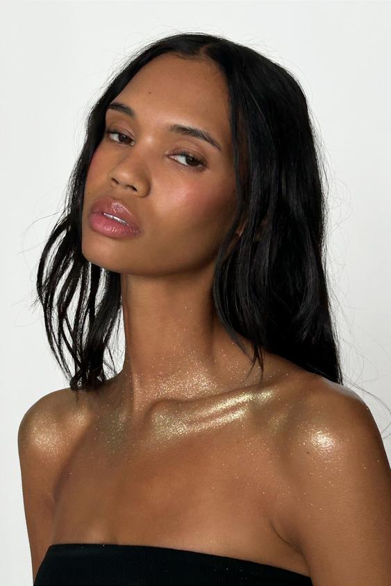 RED ZARA TEMPTATION BODY GLITTER – Spray Corporal con Brillo y Fragancia Irresistible