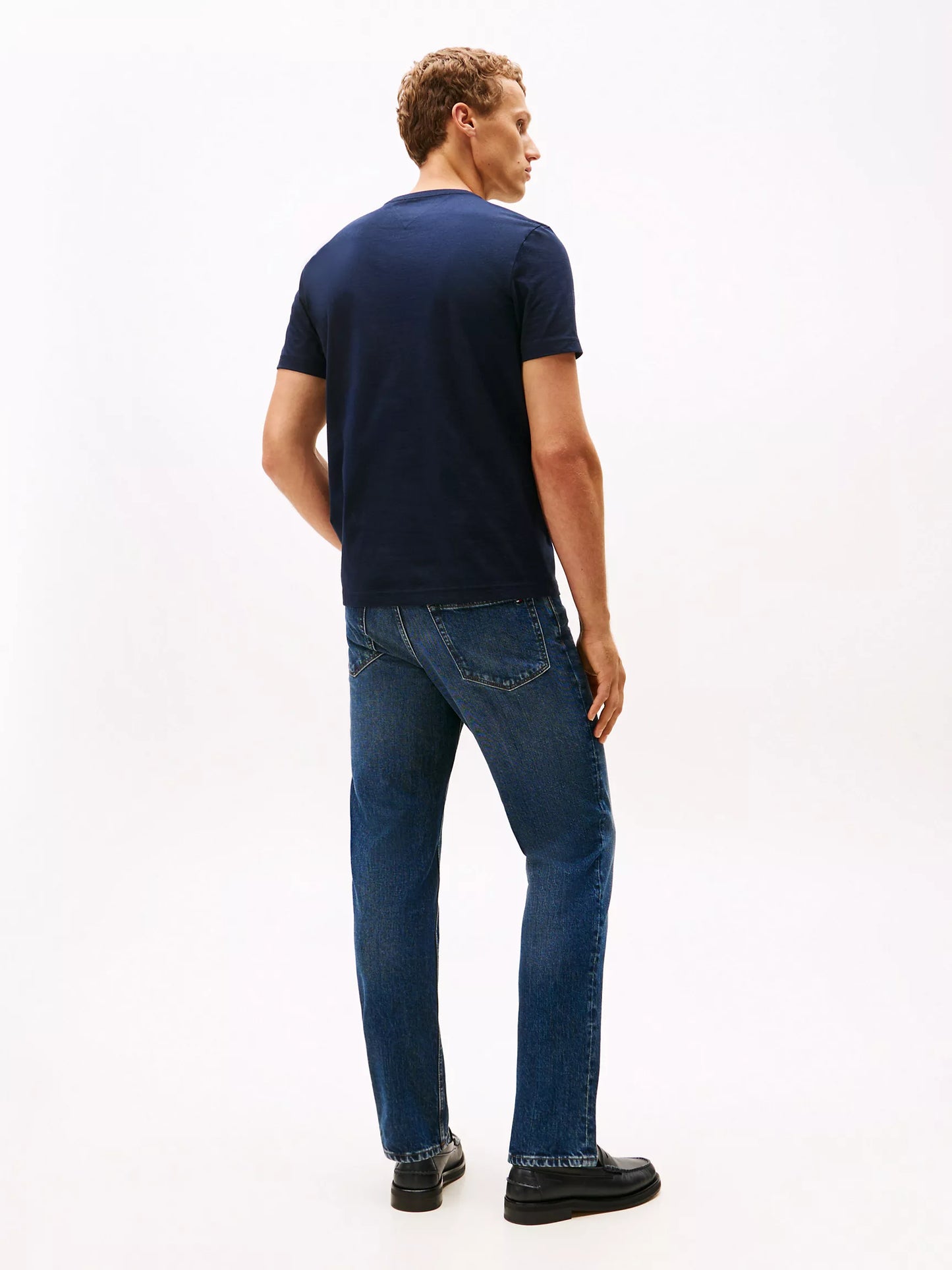 Camiseta Tommy Hilfiger Embroidered Flag Logo T-Shirt Talla M