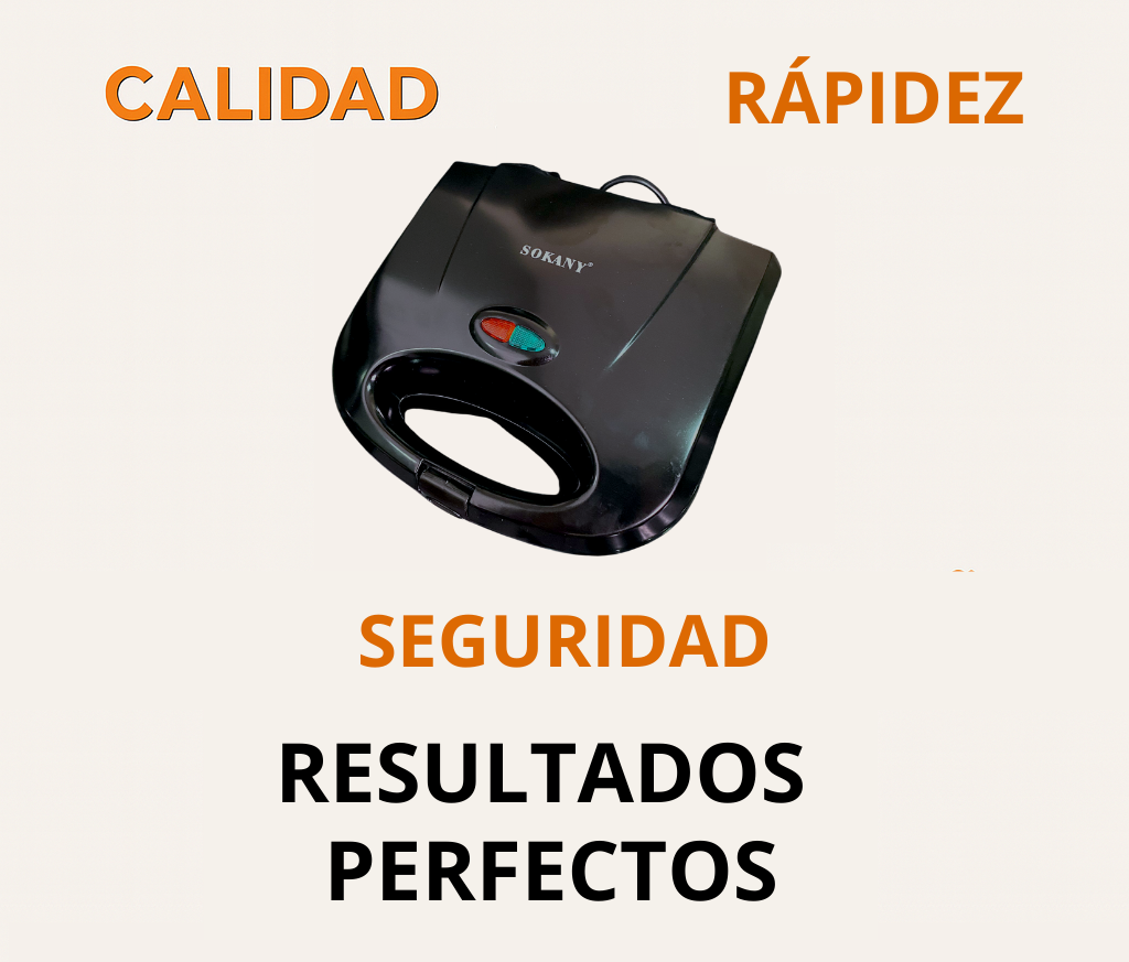 Máquina de Mini Donas Sokany | 6 Donas por Lote | Antiadherente | Doble Calor | Fácil de Usar